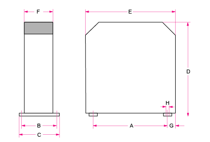 Dimensioned drawing BT 4106 SA/16